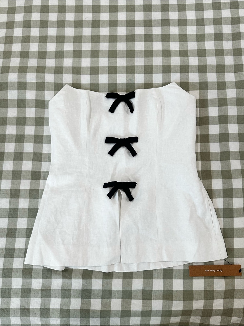 NWT Reformation Essie Linen Top 6